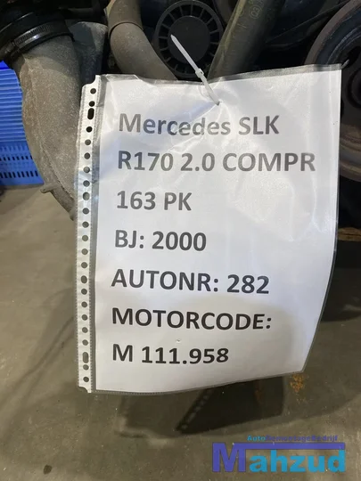 mercedes-slk-r170-20-111958-motorblok-motor-engine-compleet — foto 4