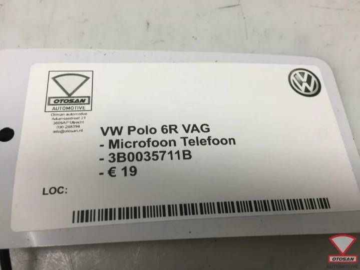 vw-polo-6r-6c-vag-microfoon-telefoon-3b0035711b — foto 2