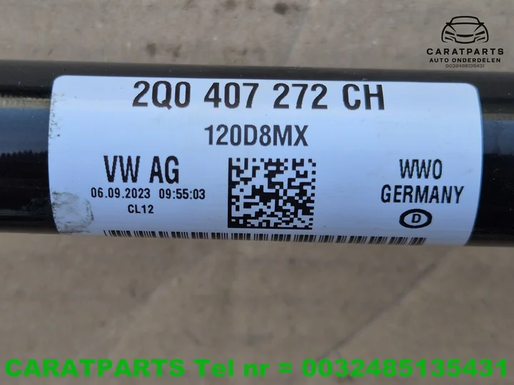 2q0407272ch-a1-aandrijfas-polo-2g-cardan-t-cross-ibiza-arona — foto 7