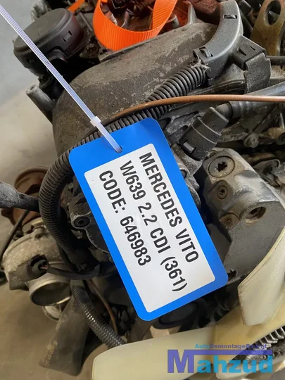 mercedes-vito-22-cdi-compleet-motorblok-646983-m646983-moteur — foto 2