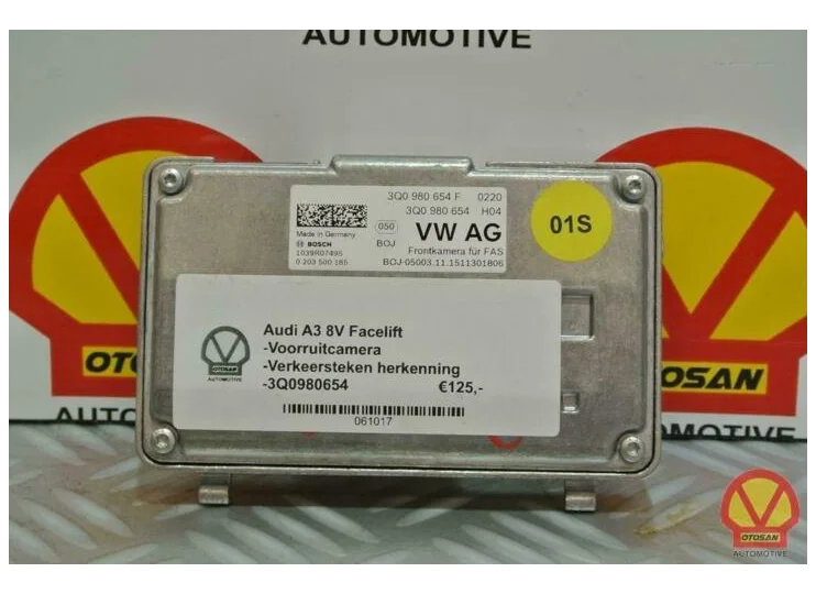audi a3 8v facelift windshield camera traffic sign recognition