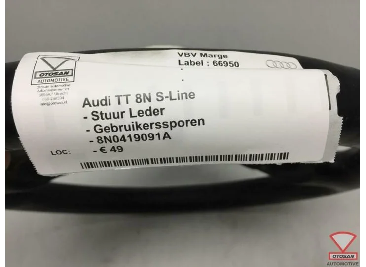 Audi TT 8N S-Line Stuur Stuurwiel Leder Leer 8N0419091A