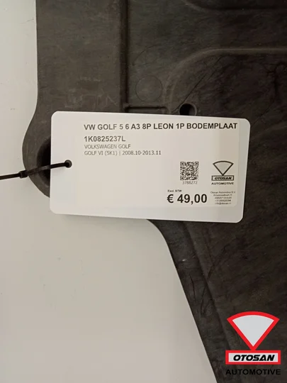 vw-golf-5-6-a3-8p-leon-1p-bodemplaat-onderplaat-1k0825237l — foto 2