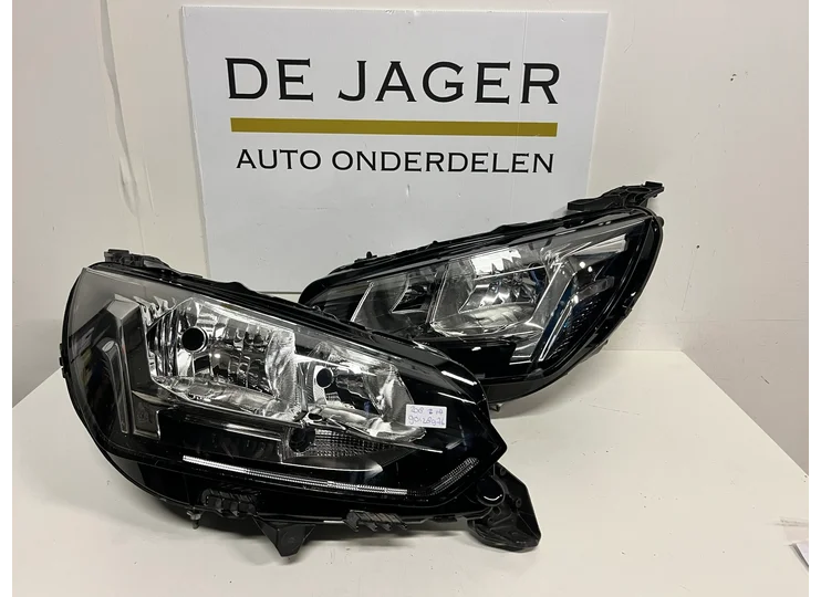 PEUGEOT 208 2 H7 HEADLIGHTS SET 90128976 90128730