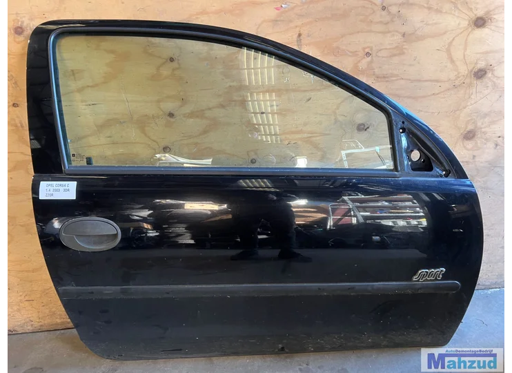 OPEL CORSA C Black Z20R Right door 3-door 2000-2005