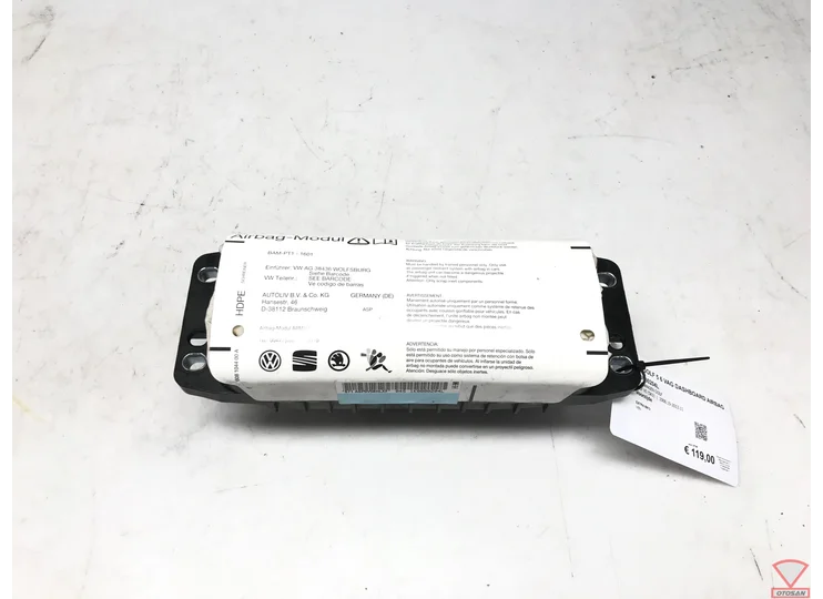 VW Golf 5 6 Scirocco VAG Dashboard Airbag 1K0880204L
