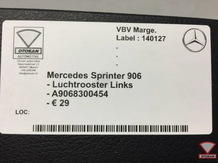 mercedes-sprinter-906-luchtrooster-links-a9068300454 — foto 2