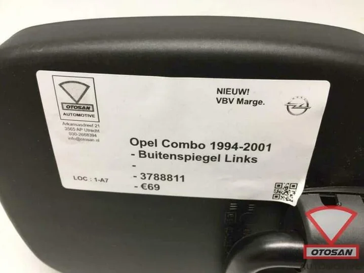 opel-combo-1994-2001-buitenspiegel-spiegel-links-nieuw!-3788 — foto 4