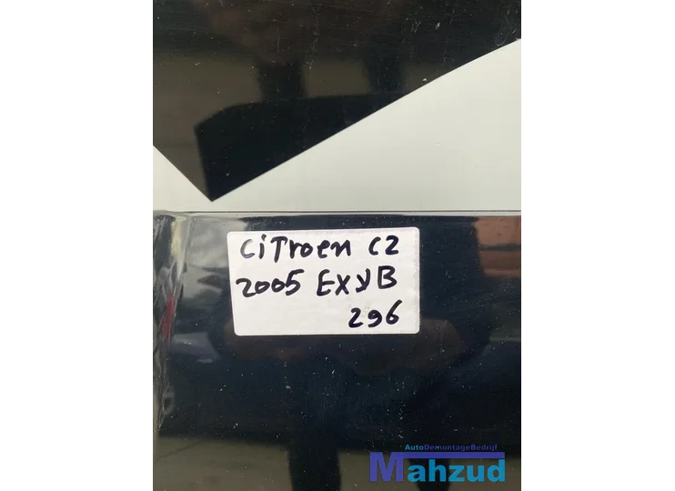 citroen-c2-jm-zwart-exyb-motorkap-2003-2012