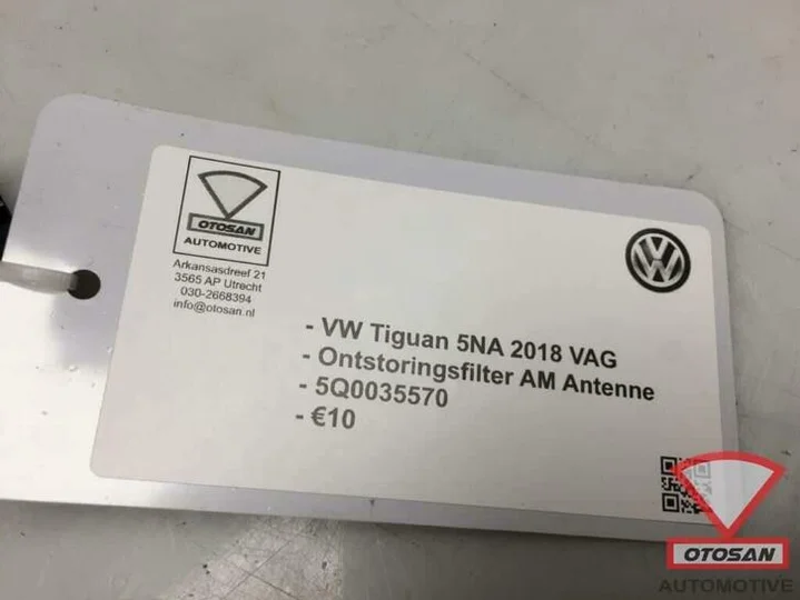 vw-tiguan-5na-2018-vag-ontstoringfilter-am-antenne-5q0035570 — foto 2