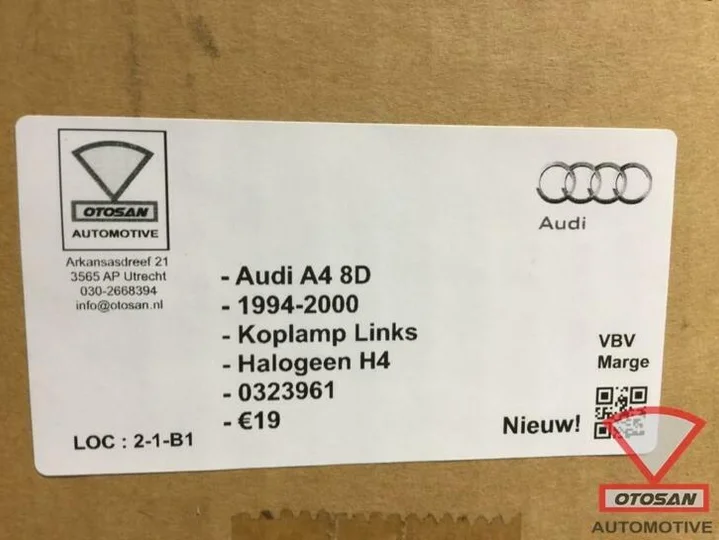 audi-a4-8d-1994-2000-koplamp-links-h4-halogeen-nieuw!-032396 — foto 3