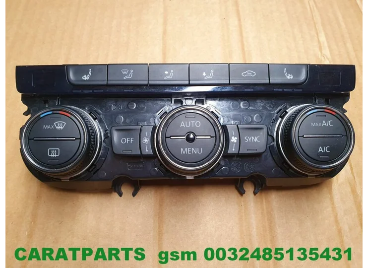 5g0907044bd golf 7 panneau clima panneau de commande Climatronic
