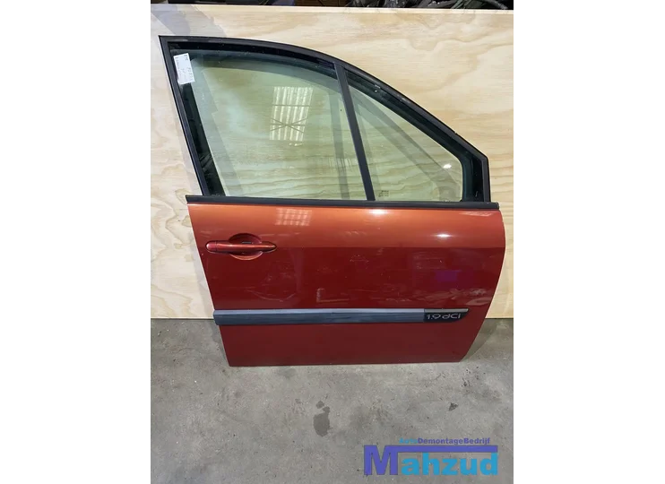 Renault Scenic 2 Rood TEB76 Rechts voor deur portier 04-09