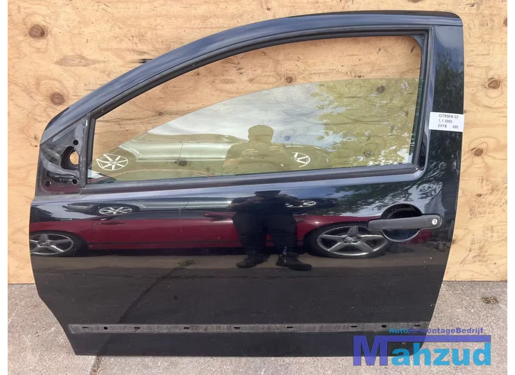 CITROEN C2 Zwart EXYB links deur 2002-2010