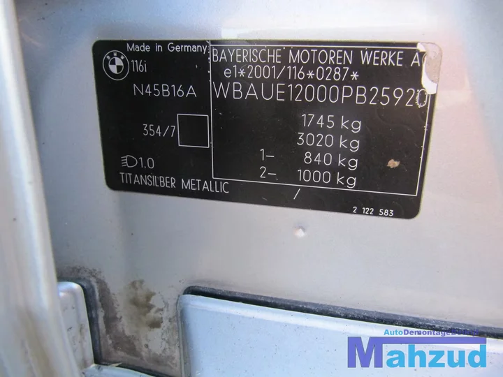 2007-bmw-e81-116i-16i-demontage-sloop-in-onderdelen-9 — foto 14