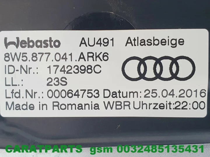8w5877041-a4-schuifdak-a4-kanteldak-s4-rs4-20162020 — foto 17