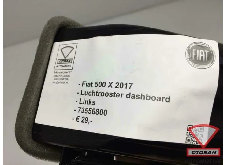 Fiat 500 X 500X Luchtrooster Dashboard Links 73556800