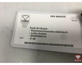 audi-a4-raammechanisme-elekt.-links-achter-8k0839461a — foto 3