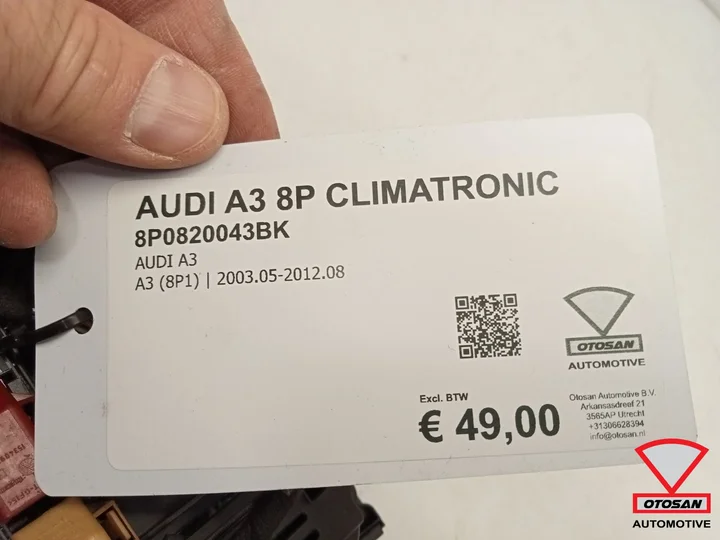 audi-a3-8p-climatronic-paneel-kachelbediening-8p0820043bk — foto 4