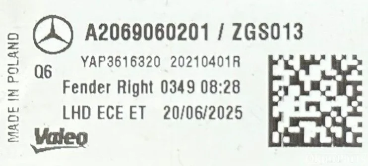 mercedes-cklasse-w206-estate-achterlicht-rechts-a2069060201 — foto 3