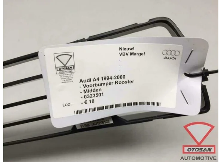 Audi A4 1999 Voorbumper Rooster Midden Nieuw! 0323501