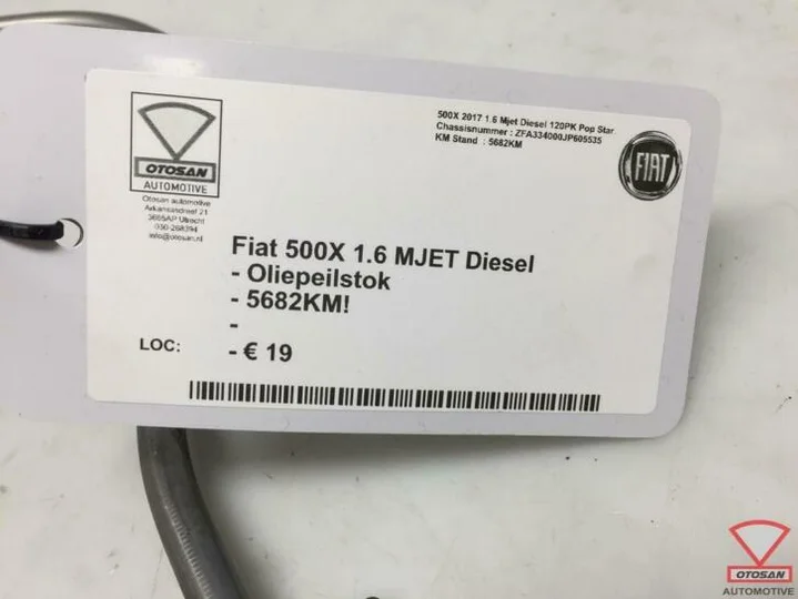fiat-500x-2017-1.6-mjet-oliepeilstok-olie-peilstok — foto 2