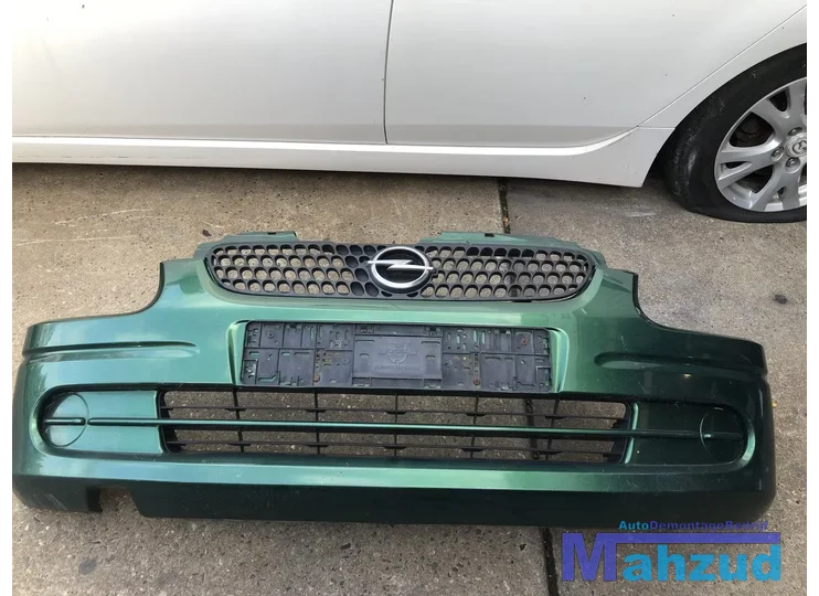 OPEL AGILA A Groen Z369 Voorbumper compleet (2000-2007)