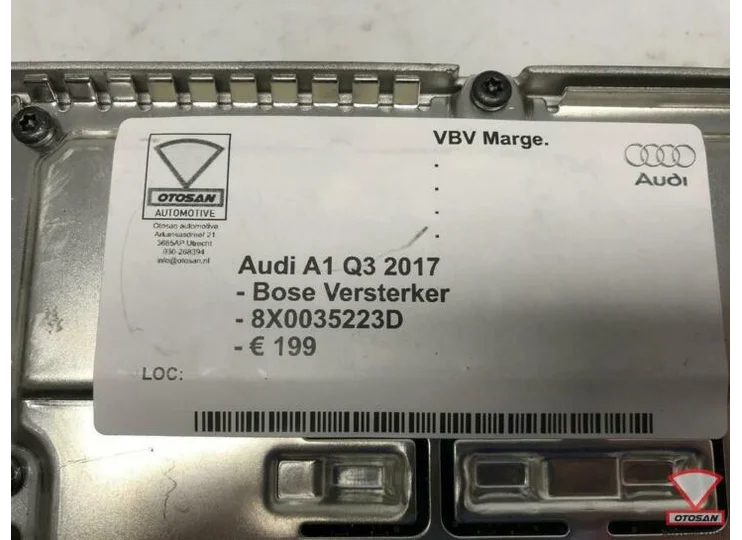 Audi A1 Q3 2017 Bose Versterker 8X0035223D