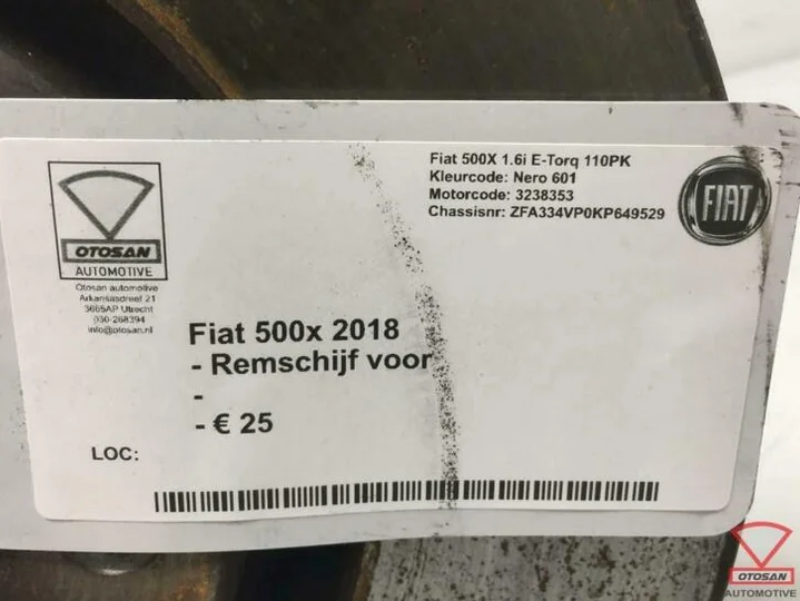 fiat-500x-2018-remschijf-voor-voorzijde — foto 3