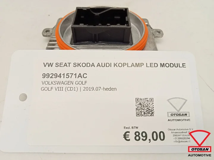vw-seat-skoda-audi-koplamp-led-module-ballast-992941571ac — foto 2