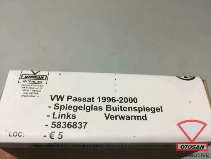 vw-passat-1996-2000-spiegelglas-spiegel-glas-links-verwarmd — foto 4