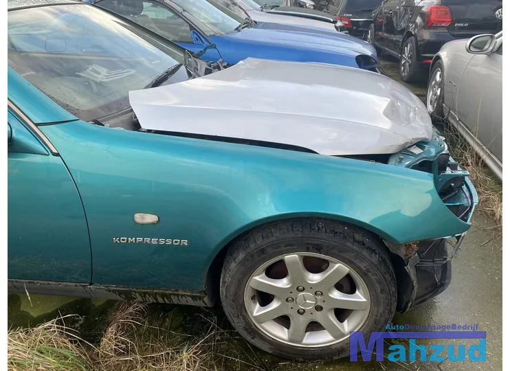 MERCEDES SLK R170 Groen 279 rechts scherm voorscherm 1996-2004