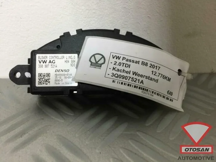 vw-passat-b8-2017-kachelweerstand-kachel-weerstand-3q0907521 — foto 2