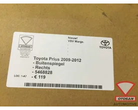 toyota-prius-c-2011-buitenspiegel-spiegel-rechts-nieuw-5 — foto 4