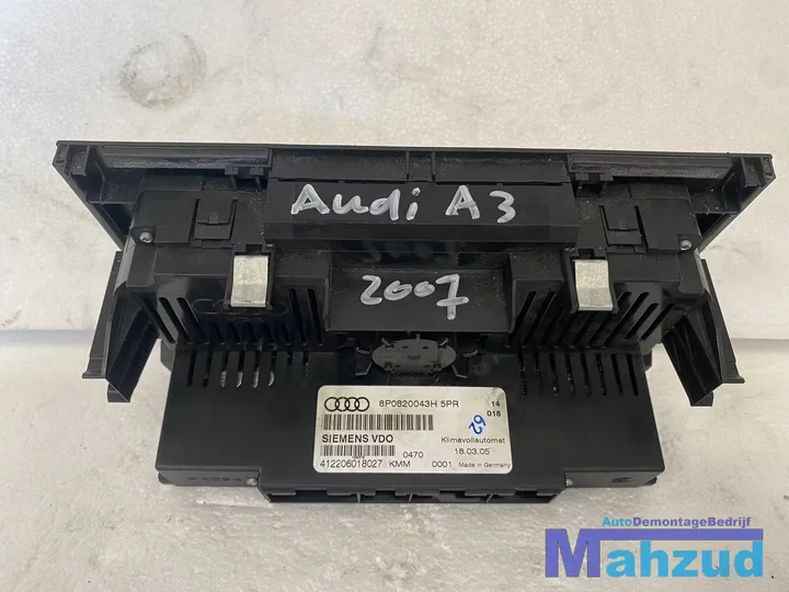 audi-a3-8p-kachel-climate-controle-bedieningspaneel-0312 — foto 3