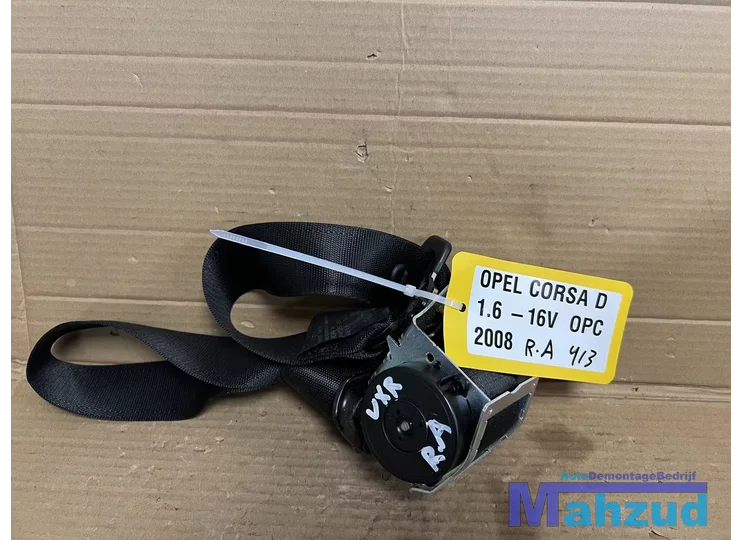 OPEL CORSA D Rechts achter gordel 3 deurs 2005-2014