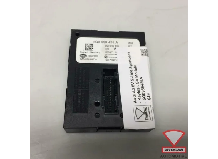 audi a3 8v golf 7 keyless go einstiegsmodul 5q0959435aa