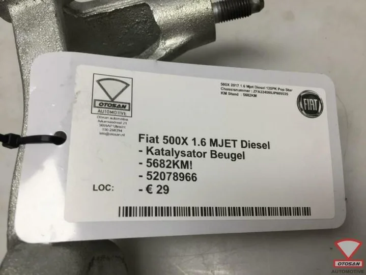 fiat-500x-2017-1.6-mjet-katalysator-beugel-houder-52078966 — foto 2