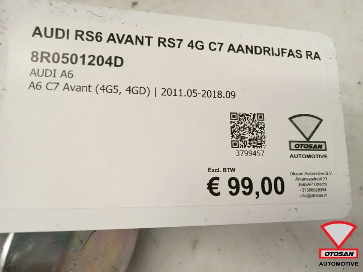 audi-rs6-avant-rs7-4g-c7-aandrijfas-rechts-achter-8r0501204d — foto 4