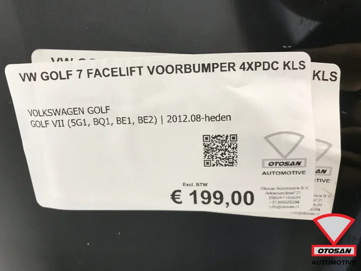 vw-golf-7-facelift-voorbumper-bumper-4xpdc-kls-origineel — foto 6