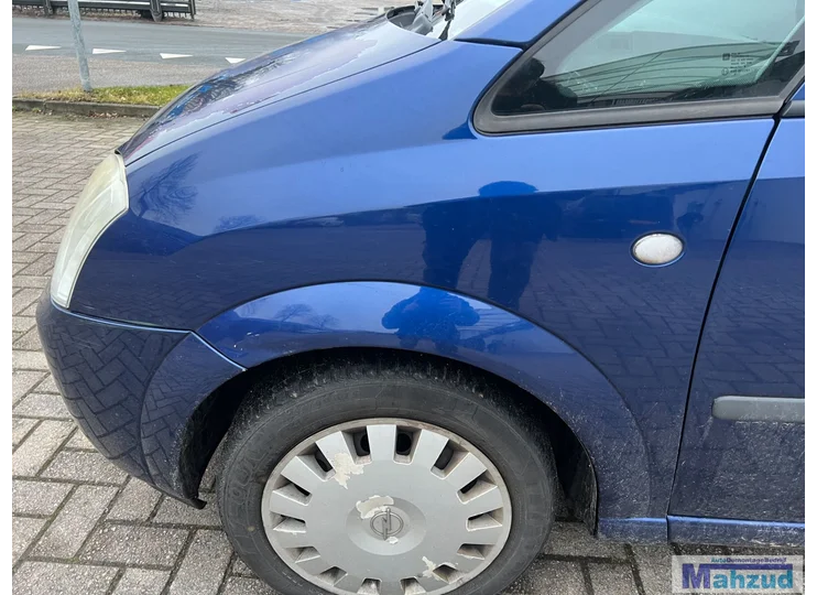 Opel Meriva A Blau Z21B linker vorderer Kotflügel (Seitenflügel) 2003-2010