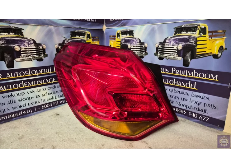 Opel Astra J year 2010 Hatchback Rear light left 21652102