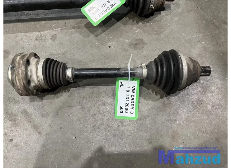 VW CADDY 3 1.9 tdi links aandrijfas 2004-2014