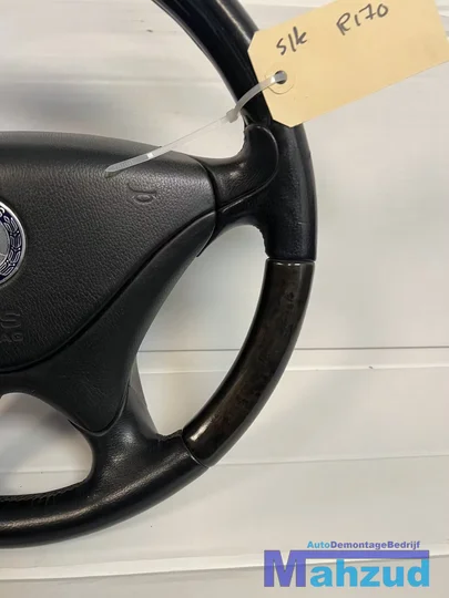 mercedes-slk-r170-hout-stuurwiel-stuur-met-airbag-9604 — foto 4