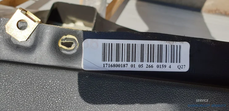 dashboard-mercedes-slk-klasse-r171-passagiersairbag-airbag-origineel-gebruikt-2004-2011 — foto 18