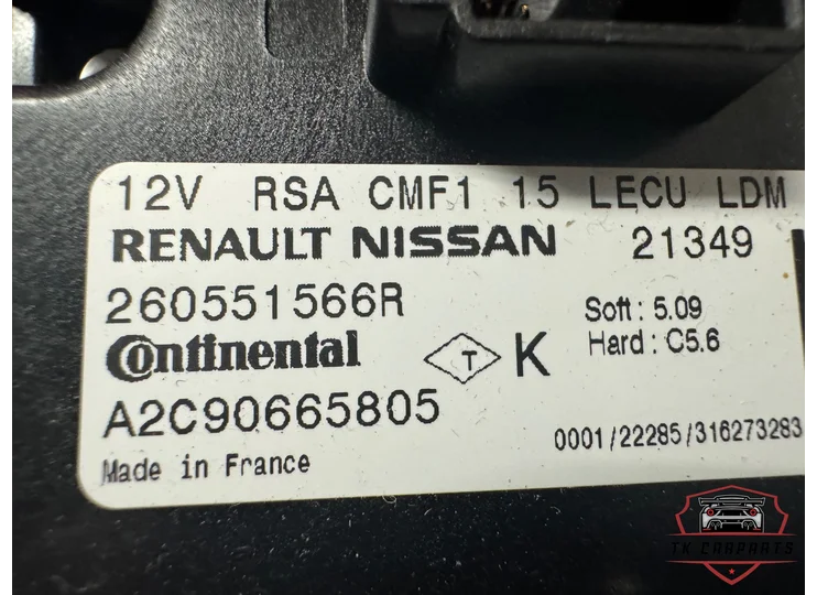 Module de phare Renault/Nissan 260551566r
