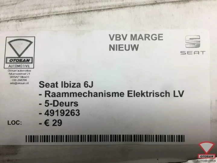 seat-ibiza-6j-raammechanisme-elekt.-links-voor-5drs-nieuw!-4 — foto 3