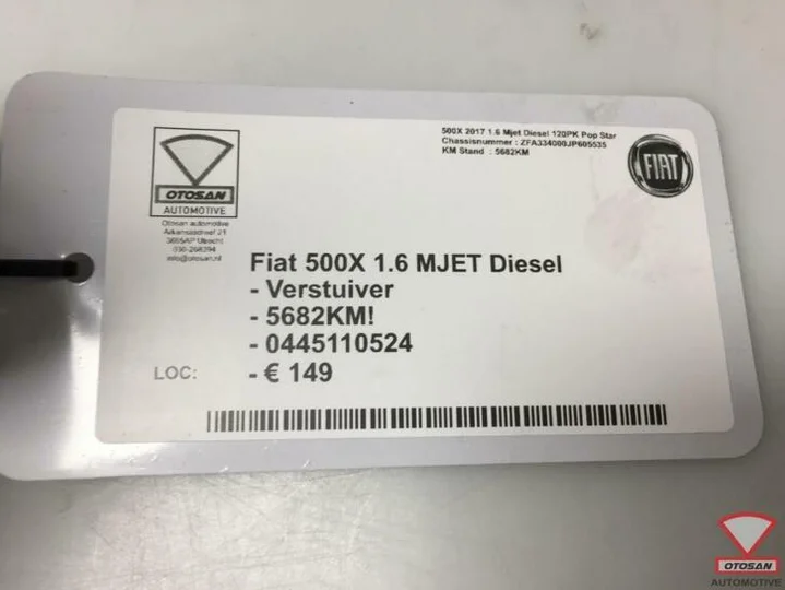 fiat-500x-2017-1.6-mjet-diesel-verstuiver-0445110524 — foto 3