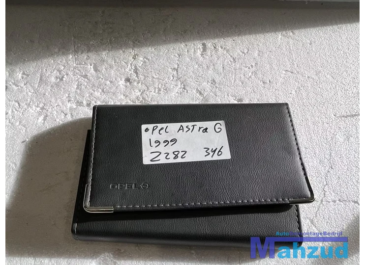OPEL ASTRA G Onderhoudsboek serviceboekje 1998-2004