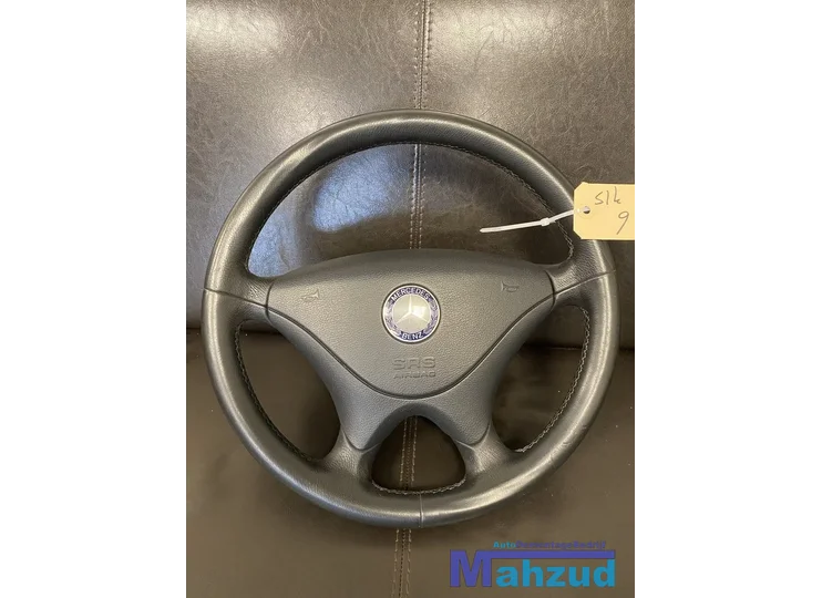 MERCEDES SLK R170 W208 CLK Stuurwiel stuur met airbag leer zwart
